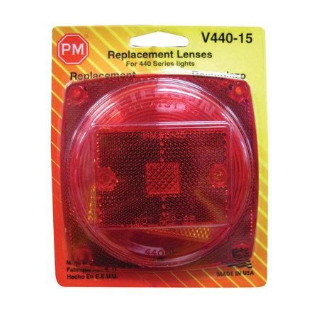 PETERSON Lens Repl Tail Red V440-15